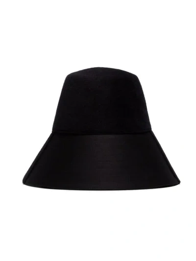 Shop Valentino Garavani Structured Bucket Hat In Black