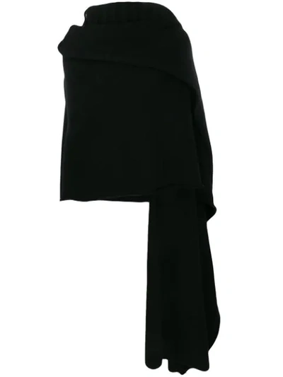 Shop Joseph Oversized Snood Scarf In Black