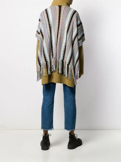 Shop Missoni Oversized Embroidered Scarf In White