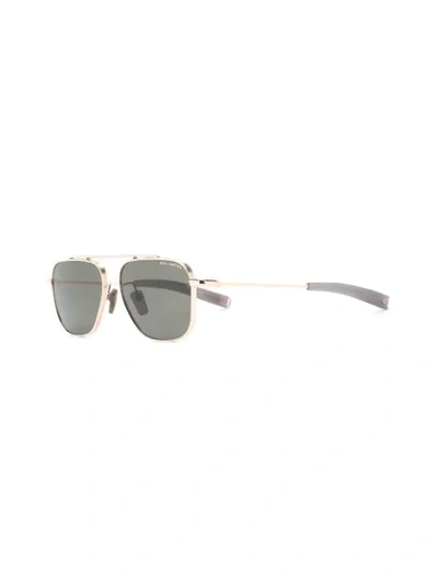 Shop Dita Eyewear Lsa-102 Pilot-frame Sunglasses In Gold