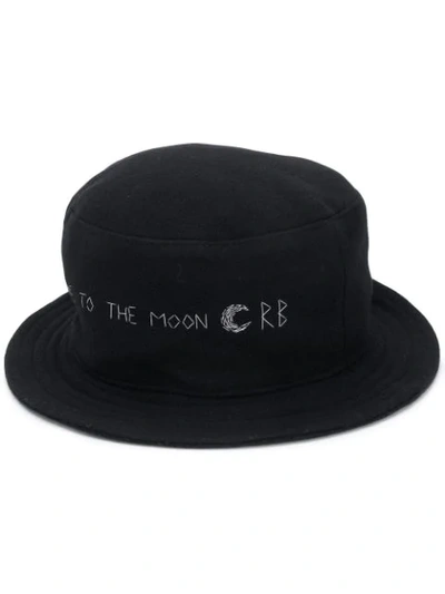 Shop Ruslan Baginskiy 'to The Moon' Mütze - Schwarz In Black