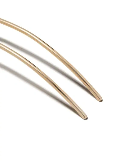 Shop Sophie Bille Brahe 10kt Yellow Gold Grace Blanc Hair Pin