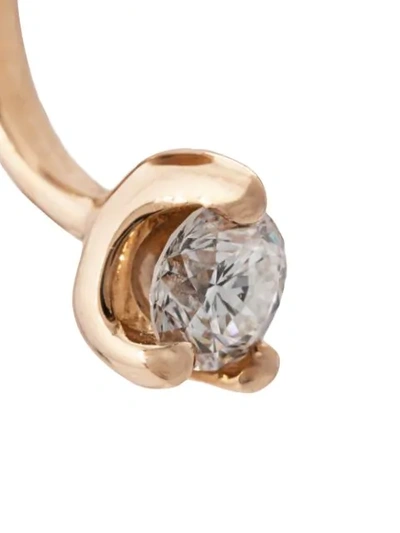 Shop Anita Ko 18kt Rose Gold Orbit Diamond Earrings