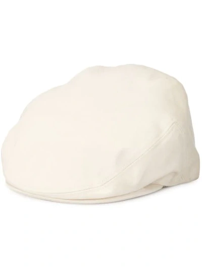 Pre-owned Hermes  Hunting Hat Cap In White