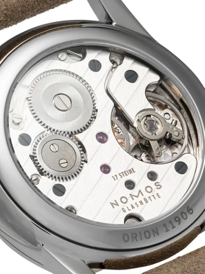 Shop Nomos Orion Rose 33mm In Rose, Silver-plated