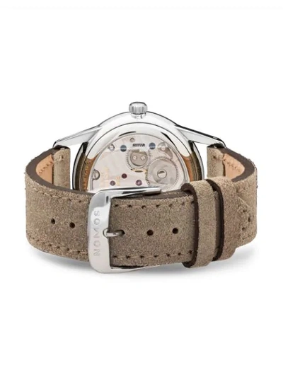 Shop Nomos Orion Rose 33mm In Rose, Silver-plated