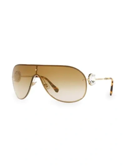 Shop Miu Miu Enchant Sunglasses In Gold