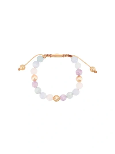 Shop Nialaya Jewelry Faceted Stone Bracelet In Multicolour