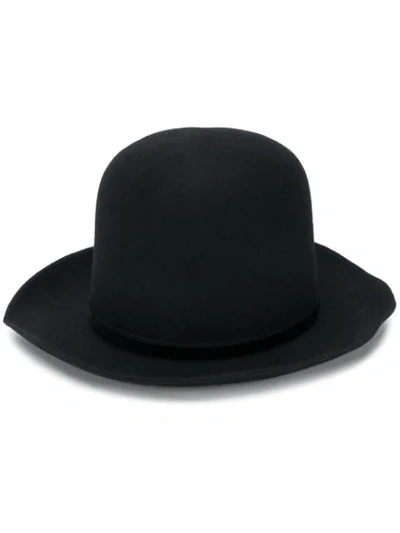 Shop Ann Demeulemeester Cloche Hat - Black