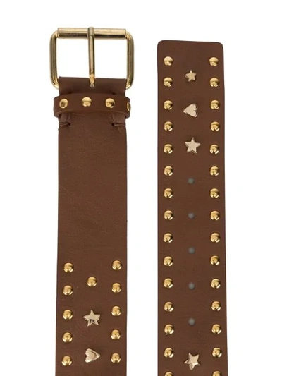 Shop Paul & Joe Western Style Line Belt In Brown