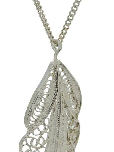 Wouters & Hendrix My Favourites Leaf Necklace In Metallic