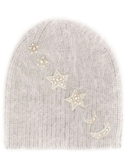 Shop Jennifer Behr Orbit Beanie In Dove