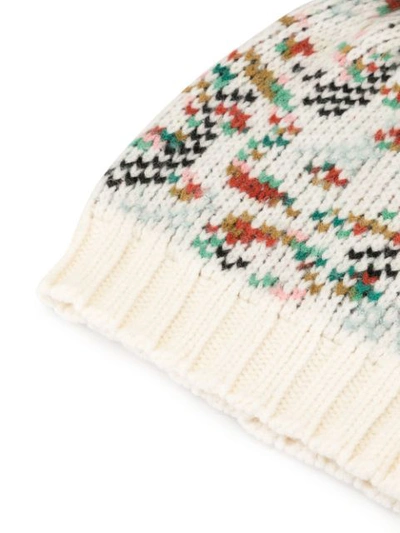 Shop Missoni Woven Knit Pompom Beanie In Sm0i6