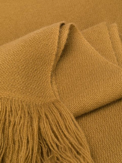 Shop Isabel Marant Cashmere Oversized Blanket Scarf In Bronze