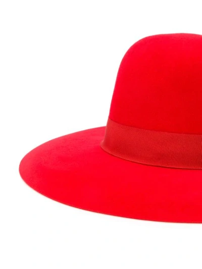 Shop Dolce & Gabbana Wide-brim Sun Hat In Red