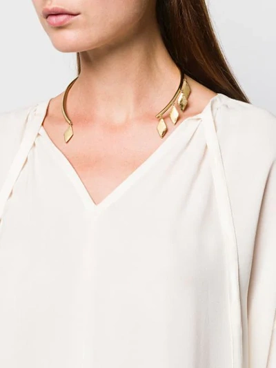 Shop Isabel Marant Open Choker In Gold