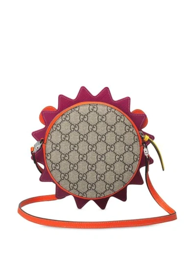Shop Gucci Hedgehog Crossbody Bag In Orange