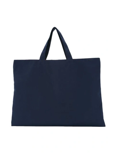 Shop Familiar Lia Embroidered Tote Bag In Blue