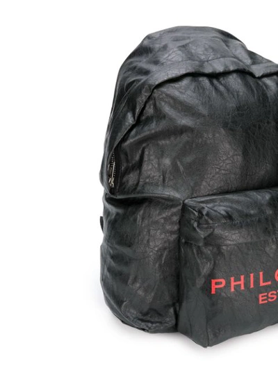 Shop Philosophy Di Lorenzo Serafini Logo-print Backpack In Black