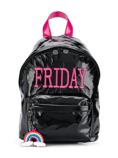 Shop Alberta Ferretti Friday Backpack In Black