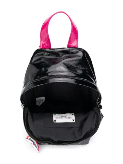Shop Alberta Ferretti Friday Backpack In Black