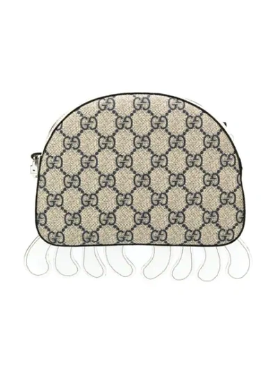 Shop Gucci Gg Octopus Messenger Bag In White