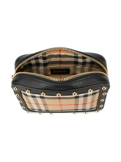Shop Burberry Vintage Check Belt Bag In Brown