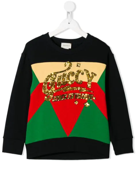 gucci sequin jumper