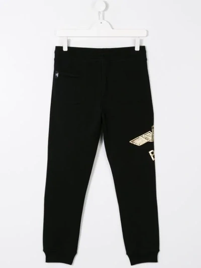 Shop Boy London Printed Logo Sweatpants In Black