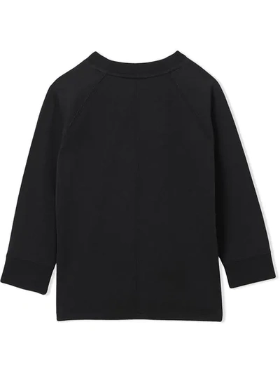Shop Burberry Horseferry Print Sweatshirt In Black