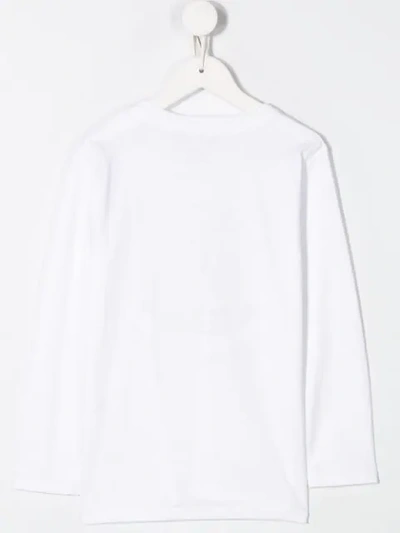 Shop Stella Mccartney Mouth Print T-shirt In White