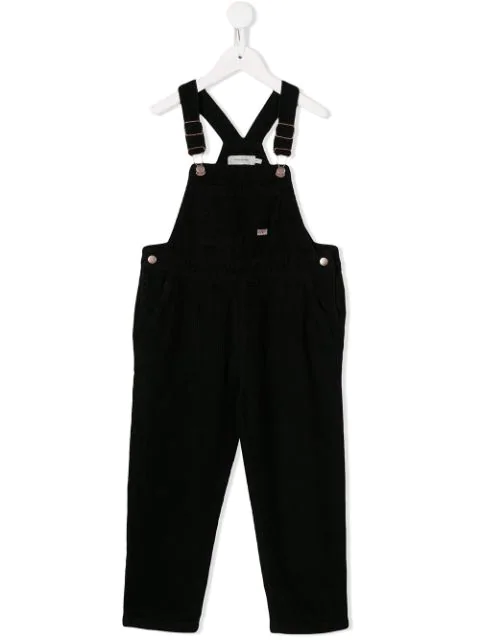 kids black dungarees