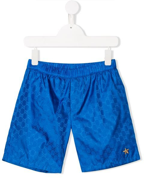 gucci shorts blue