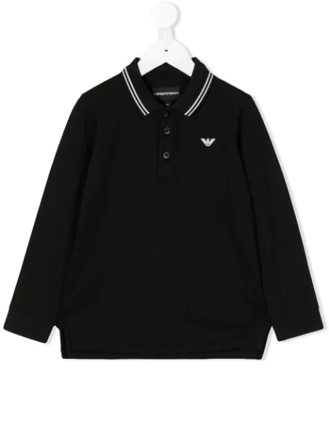 emporio armani long sleeve polo