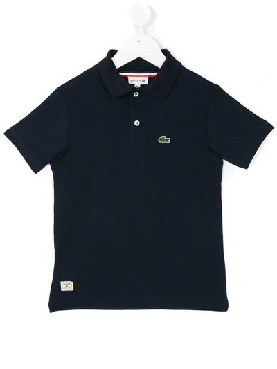 Shop Lacoste Classic Polo Shirt In Blue