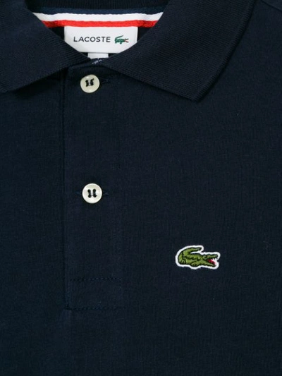 Shop Lacoste Classic Polo Shirt In Blue