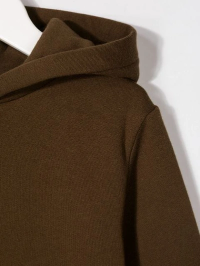 Shop Paolo Pecora Hooded Sweatshirt In Brown