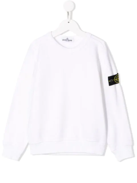 stone island junior sweatshirt black