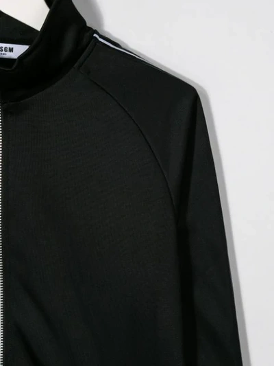 Shop Msgm Triacetate Jacket In Black