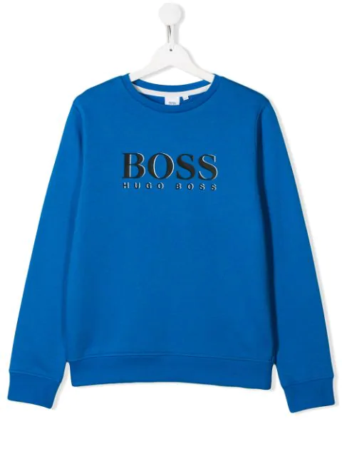 hugo boss blue sweatshirt