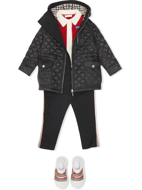 burberry trey quilted coat