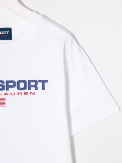 Polo Ralph Lauren Graphic Logo-print T-shirt In White
