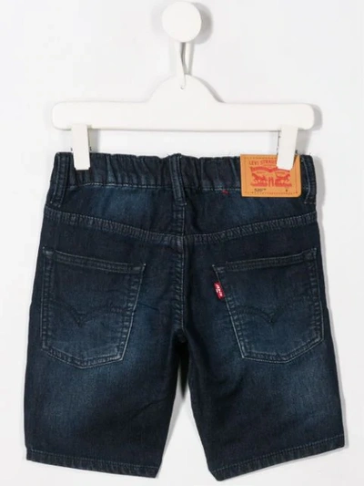 Levi's Drawstring Denim Shorts In Blue