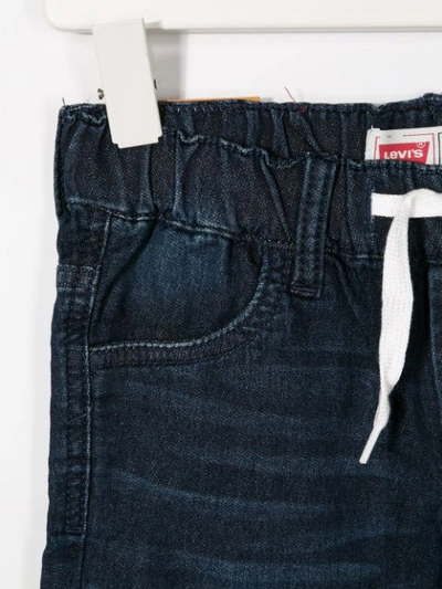 Levi's Drawstring Denim Shorts In Blue