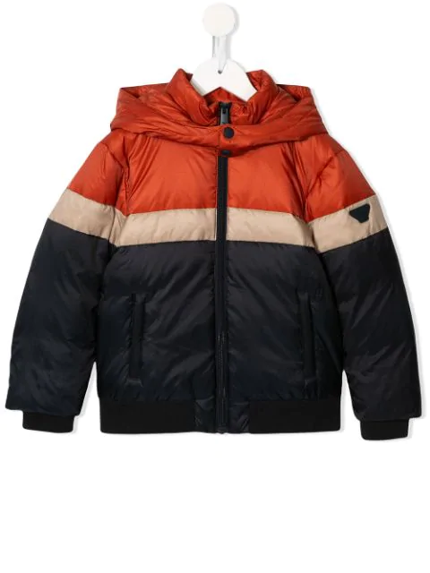 emporio armani padded coat