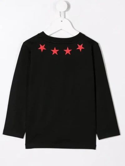 Shop Givenchy Star Print Sweatshirt In Black