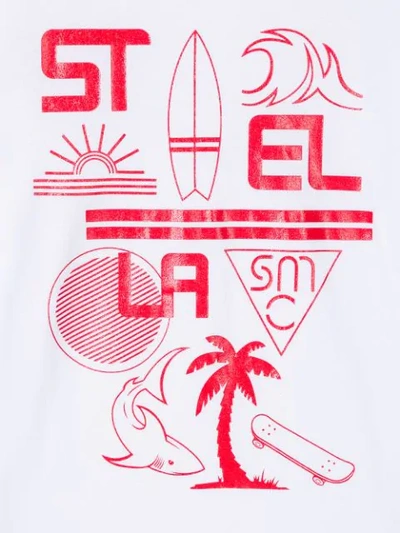 Stella Mccartney Stella Print T-shirt In White