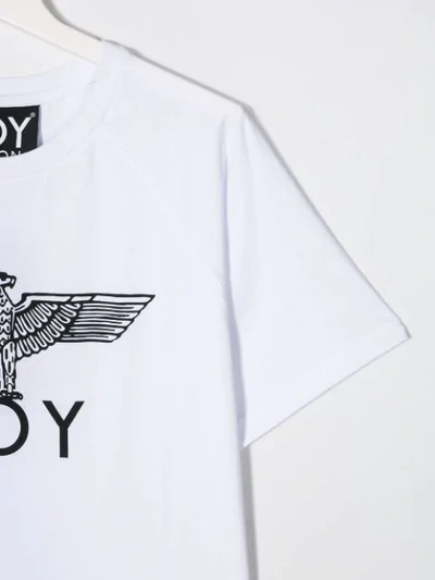Shop Boy London Teen Logo Print T-shirt In White