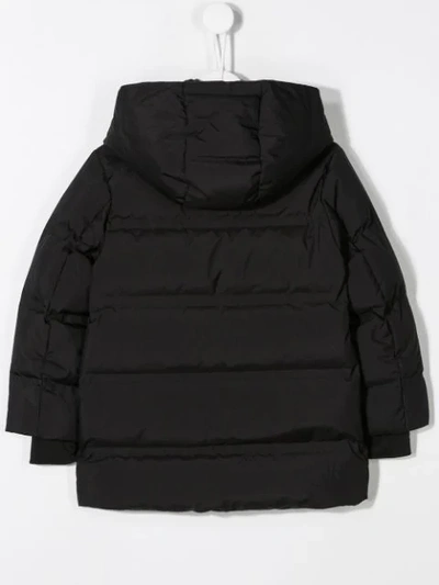 Shop Ai Riders On The Storm Zipped Padded Jacket In Black