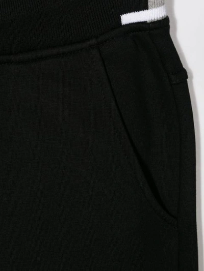 Shop Hugo Boss Teen Logo Track Trousers In Black